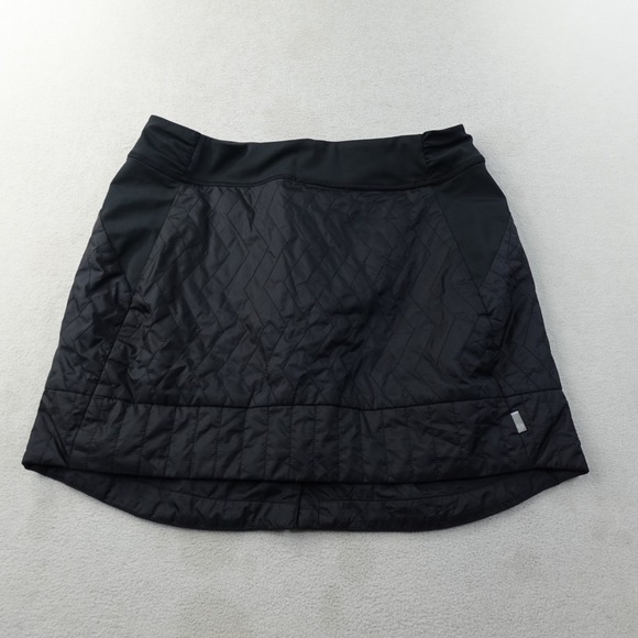 Mountain Hardwear Dresses & Skirts - Mountain Hardwear Trekkin Insulated Skirt Womens L Black Quilted Hiking 1616331